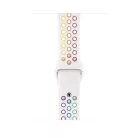 Sports Wear White-Rainbow Szilikon Óraszíj Apple Watch 38/40/41