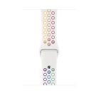 Sports Wear White-Rainbow Szilikon Óraszíj Apple Watch 42/44/45/49