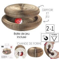 Macskakaparó labdával - interaktív macskajáték