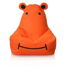 HIPPO a víziló gyermek babzsákfotel - narancs