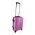 Keményfalú gurulós bőrönd rózsaszín színben S-es méretben - 57x37x23 cm