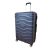 National Traveller XXXL keményfalú gurulós bőrönd kék színben - 84x55x30 cm