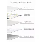3 m x 60 cm-es öntapadós PVC fali paneltekercs barna márvány mintával