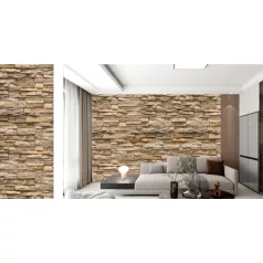   3 m x 60 cm-es öntapadós PVC fali paneltekercs - Mediterrán