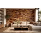 3 m x 60 cm-es öntapadós PVC fali paneltekercs téglás mintával - Atlanta