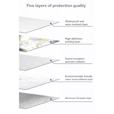 3 m x 120 cm-es öntapadós PVC fali paneltekercs - Modena