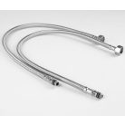 Fekete-króm egykaros konyhai csaptelep flexibilis kifolyóval