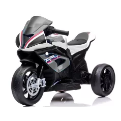  Elektromos motorkerékpár gyerekeknek - fekete-ezüst színben - 380W