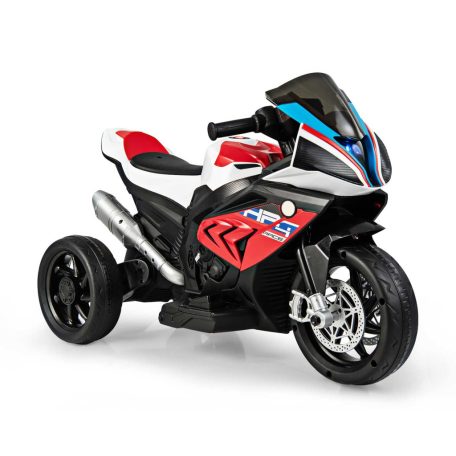 Elektromos motorkerékpár gyerekeknek - fekete-piros színben - 380W