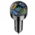 Autós töltő 4 USB-vel (3 x USB 3.1A + 1 x 66 W) USB Quick Charge 3.0 technológiával és akkumulátorfeszültség kijelzővel