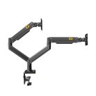 NB G32 állítható magasságú dupla forgatható asztali monitor tartó (22"-32") 56 cm - 81 cm közötti képátlókhoz