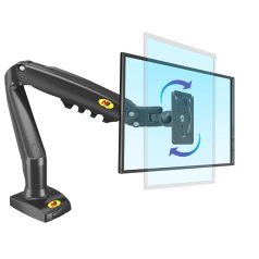   NB F80 állítható magasságú forgatható asztali monitor tartó (17"-30") 43  cm - 76 cm közötti képátlóhoz