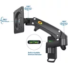 NB F150 állítható magasságú forgatható asztali monitor tartó (17"-35") 43  cm - 89 cm közötti képátlóhoz