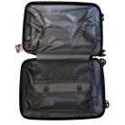 National Traveller keményfalú kerekes kabinbőrönd - 55 x 22 x 35 cm - minden légitársasághoz - szürke