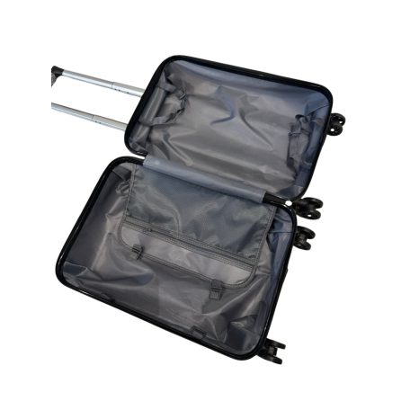 National Traveller keményfalú kerekes kabinbőrönd - 55 x 22 x 35 cm - minden légitársasághoz - szürke