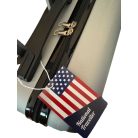 National Traveller keményfalú kerekes kabinbőrönd - 55 x 22 x 35 cm - minden légitársasághoz - szürke