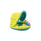 Felfújható úszógumi gyerekeknek napellenzővel – summer sea mintával - 80 cm