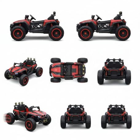Elektromos terepjáró gyerekeknek 12V akkumulátorral, LED világítással