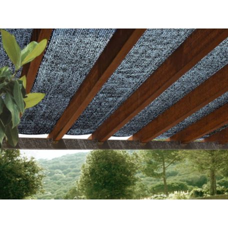 2 méter magas fekete árnyékoló háló 120g/m2