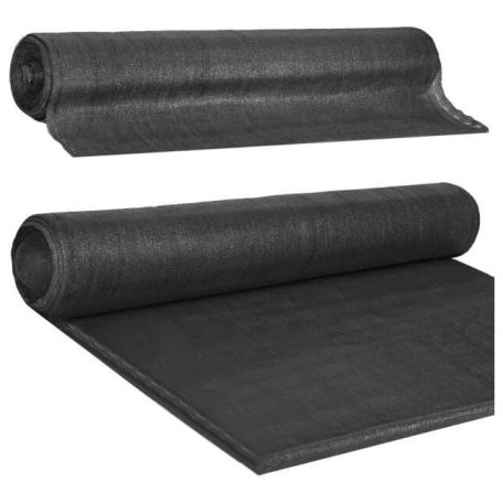 2 méter magas fekete árnyékoló háló 120g/m2