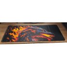 Nagyméretű egérpad 80 x 30 cm - sárkányos mintával