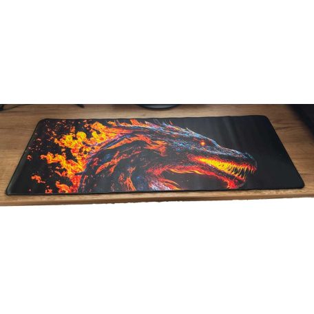 Nagyméretű egérpad 80 x 30 cm - sárkányos mintával
