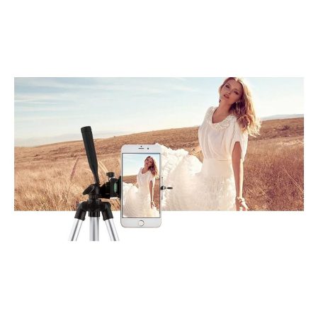 4az1-ben állítható távirányítós tripod telefonokhoz, tabletekhez, fényképezőkhöz és webkamerákhoz