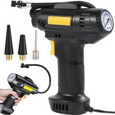   Mini hordozható autós kompresszor - 12V, 120W, 150PSI, 10 bar