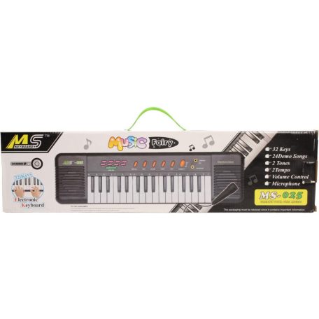 32 billentyűs gyerek szintetizátor mikrofonnal