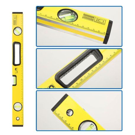 Alumínium vízmérték sárga színben - 100 cm 