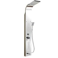   Elegáns ezüst hidromasszázs zuhanyszett / zuhanyfal / zuhanypanel