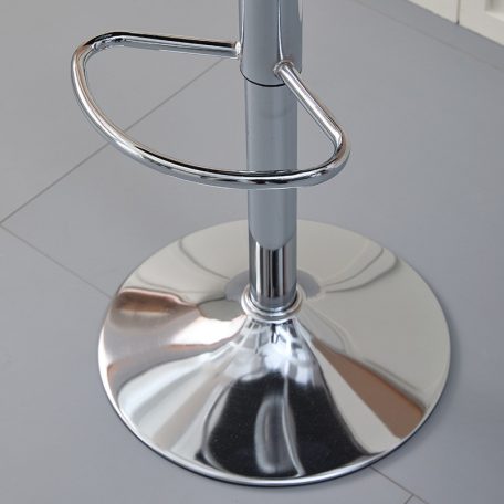 2 darab stílusos állítható magasságú fehér New York bárszék