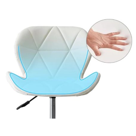 2 db steppelt irodai forgószék fekete színben