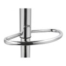 2 darab stílusos állítható magasságú szürke Chicago bárszék