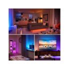 10 méteres 12V-os WiFi-s, telefonról irányítható RGB LED szalag adapterrel (SMD 5050 LED)