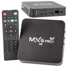 Smart TV BOX multimédia lejátszó távirányítóval - android, 4k 