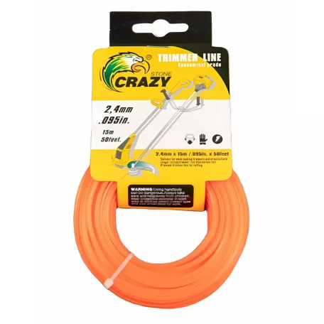 2,4 mm-es damil fűkaszához - 15 m