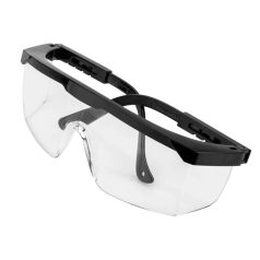   Védőszemüveg, víztiszta lencsékkel, állítható szárral - könnyű munkavédelmi szemüveg
