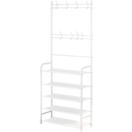 2 az 1-ben fogas és cipőtartó