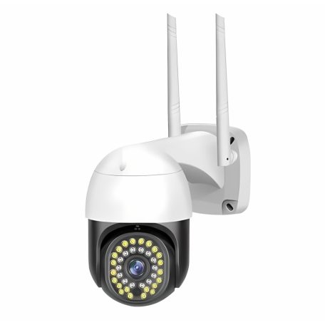 Kültéri Wi-Fi-s vízálló biztonsági kamera automatikus mozgáskövetéssel