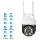 Kültéri Wi-Fi-s vízálló biztonsági kamera automatikus mozgáskövetéssel