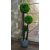 3 gömbös műpuszpáng (buxus) cserépben - 80 cm x 25 cm