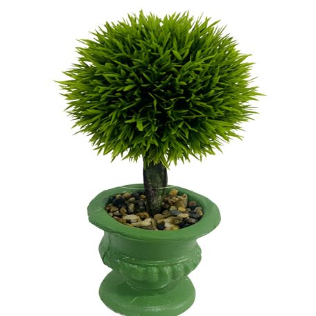 30 cm műpuszpáng (buxus) cserépben