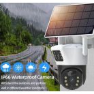 Napelemes 5 MP kültéri vízálló (Wi-Fi), forgatható biztonsági kamera automatikus követő funkcióval - 8X zoom