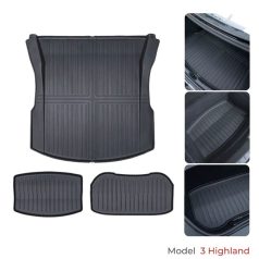   Tesla Model 3 Highland Prémium 3 részes Csomagtér Tálca Szett