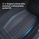 Tesla Model 3 Highland Prémium 3 részes Csomagtér Tálca Szett