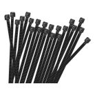 100 db kábelkötegelő 25 x 250 mm, 25 x 200 mm, 25 x 150 mm, 25 x 100 mm - fekete