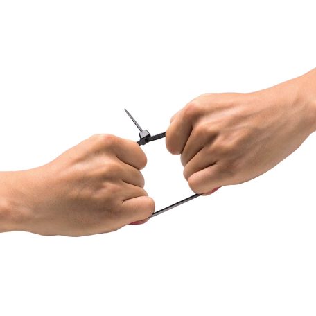 100 db kábelkötegelő 25 x 250 mm, 25 x 200 mm, 25 x 150 mm, 25 x 100 mm - fekete