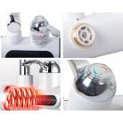 LED kijelzős falra szerelhető átfolyós vízmelegítő csap zuhanyfejjel - 3000W