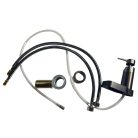 Egykaros állítható csaptelep mosogatószer adagolóval - matt